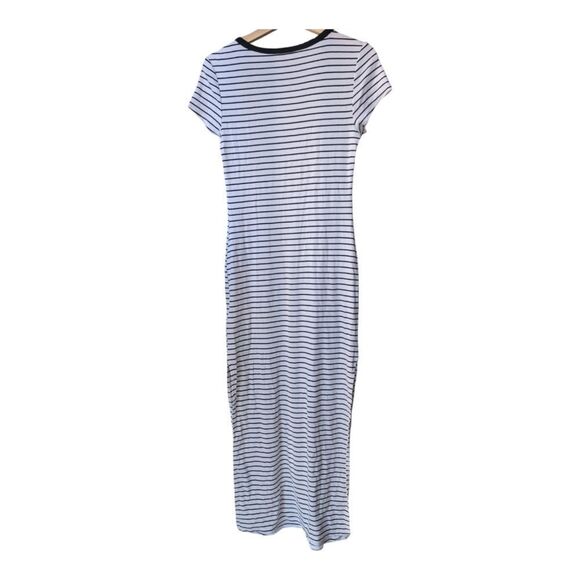 UO White Stripes cotton Midi T Shirt dress sz s - Picture 10 of 11
